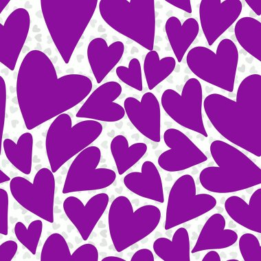 Kartpostallar, hediyeler ve kartpostallar için kalpleri olan kusursuz sevgililer günü desenleri. 