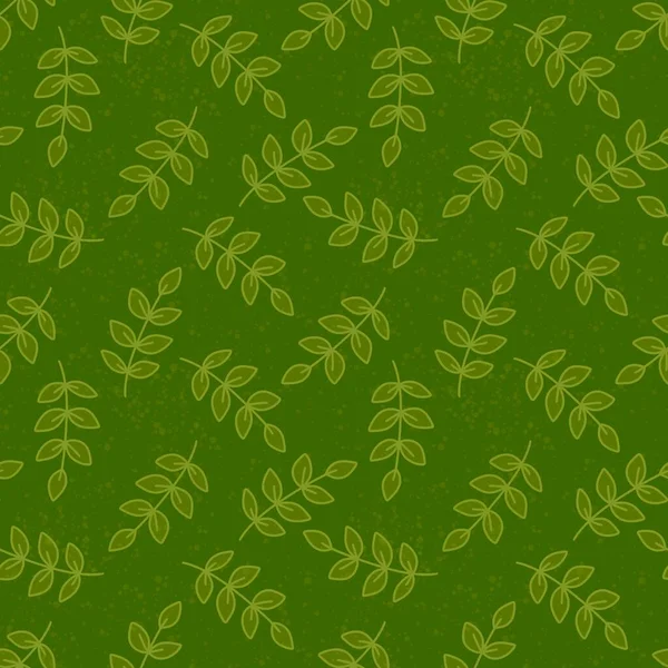 Floral seamless leaves branches pattern for fabrics and packaging and gifts and linens and kids and wrapping paper — Stock Photo, Image