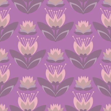 Kumaşlar, tekstil ve ambalajlar, hediyeler, kartlar, çarşaflar ve çocuklar için çiçeksiz çiçek deseni.