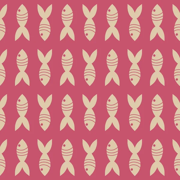 Summer seamless fish pattern for fabrics and textiles and packaging and gifts and cards and linens and kids — Stock Photo, Image