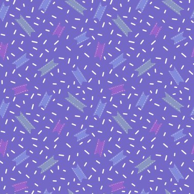 Çocuklar hediyeler, kartlar, çarşaflar, kumaşlar ve ambalaj kağıtları için kusursuz doğum günü kurdeleleri.