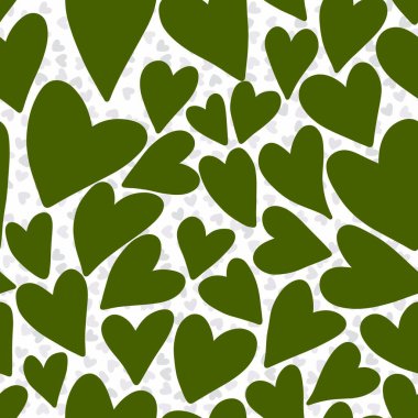 Kartpostallar, hediyeler ve kartpostallar için kalpleri olan kusursuz sevgililer günü desenleri. 