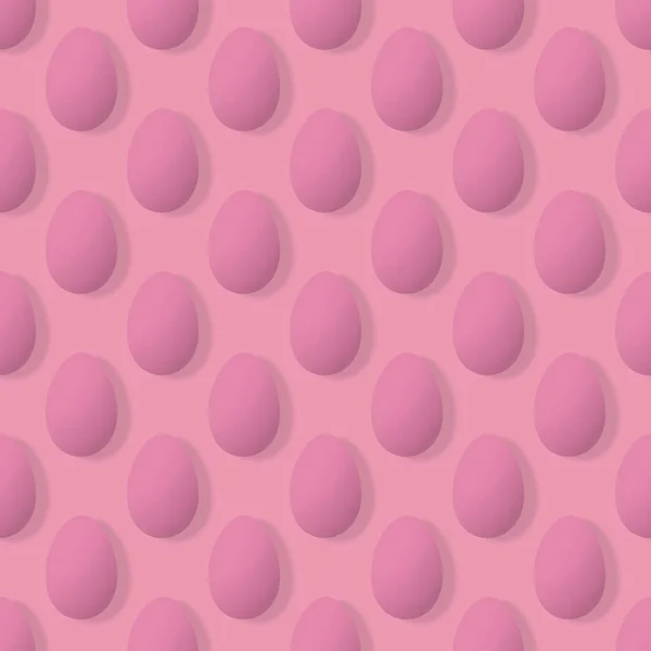 Pasen naadloos patroon met eieren voor behang en stoffen en textiel en verpakking en geschenken — Stockfoto