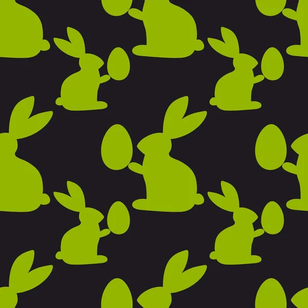 Patrón de conejo sin costura de Pascua para telas y textiles y envases y regalos de Navidad y niños — Foto de Stock