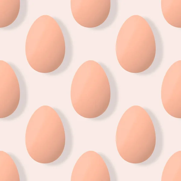 Påsk sömlös mönster med ägg för tapeter och tyger och textilier och förpackningar och presenter — Stockfoto