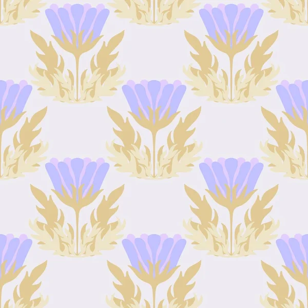 Kumaşlar, tekstil ve ambalajlar, hediyeler, kartlar, çarşaflar ve çocuklar için çiçeksiz çiçek deseni.