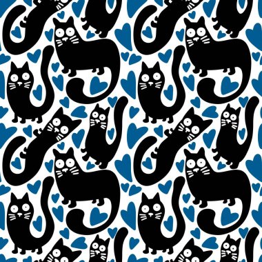 Hayvanlar kumaşlar, tekstil ve ambalajlar, hediyeler, kartlar, çarşaflar ve çocuklar için kusursuz kediler.