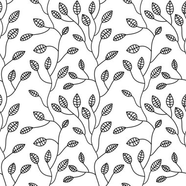 Beyaz arka planda etnik çiçekli kusursuz çiçek deseni