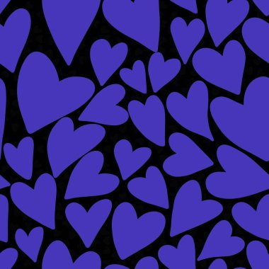 Kartpostallar, hediyeler ve kartpostallar için kalpleri olan kusursuz sevgililer günü desenleri. 