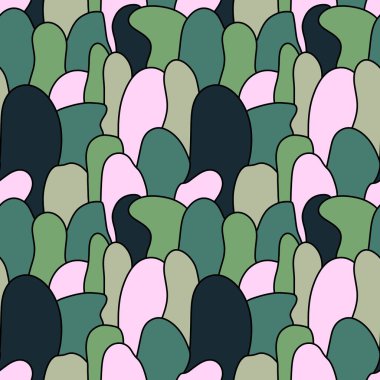 Kumaşlar ve tekstil ve ambalaj ve hediyeler ve kartlar ve çarşaflar için soyut desen 