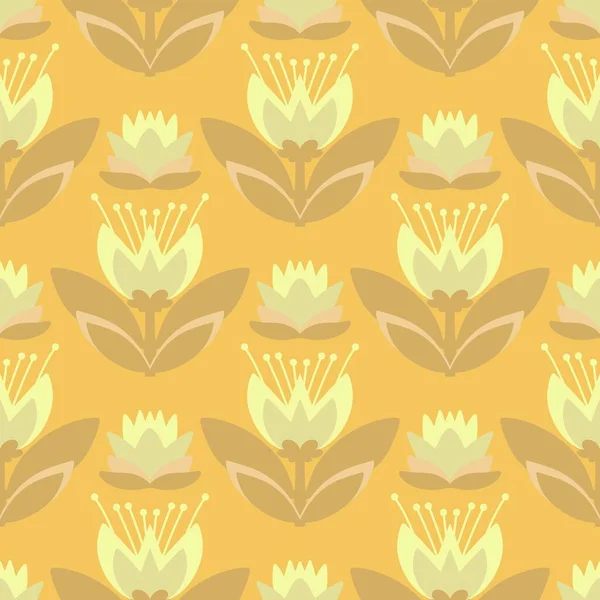 Kumaşlar, tekstil ve ambalajlar, hediyeler, kartlar, çarşaflar ve çocuklar için çiçeksiz çiçek deseni.