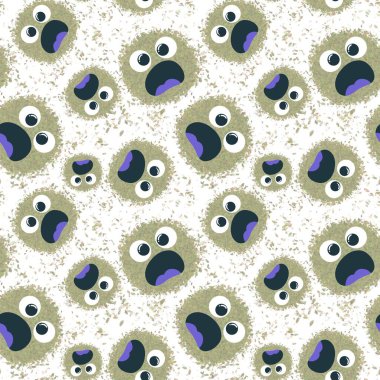 Çocuklar, tekstil, ambalaj, hediyeler, kartlar, çarşaflar ve ambalaj kağıtları için kusursuz uzaylı desenleri.