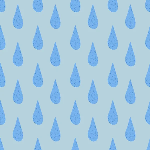 Déšť bezešvé kapky vody vzor pro textil a balení a dárky a karty a prádlo a děti — Stock fotografie