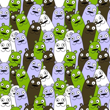 Çocuklar, kumaşlar, tekstil, ambalajlar, çarşaflar, çocuklar ve ambalaj kağıtları için kusursuz çizgi film modelleri.