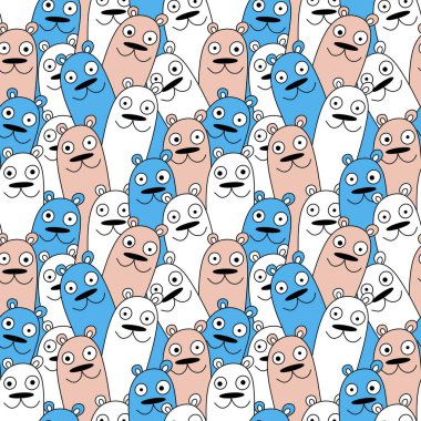 Çocuklar, kumaşlar, tekstil, ambalajlar, çarşaflar, çocuklar ve ambalaj kağıtları için kusursuz çizgi film modelleri.