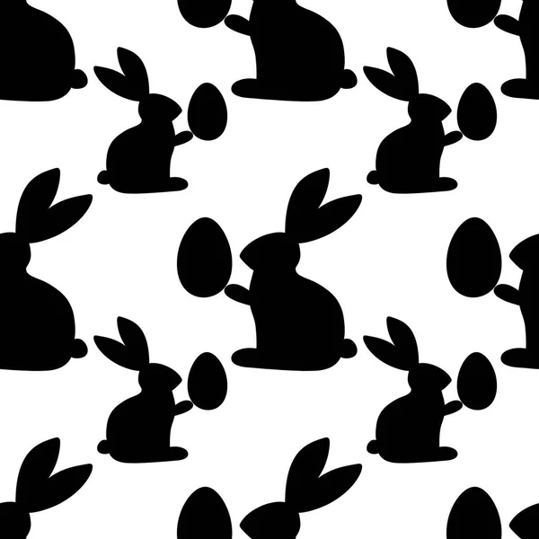 Påsk sömlös kanin mönster för tyger och textilier och förpackningar och julklappar och barn — Stockfoto