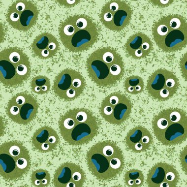 Çocuklar, tekstil, ambalaj, hediyeler, kartlar, çarşaflar ve ambalaj kağıtları için kusursuz uzaylı desenleri.