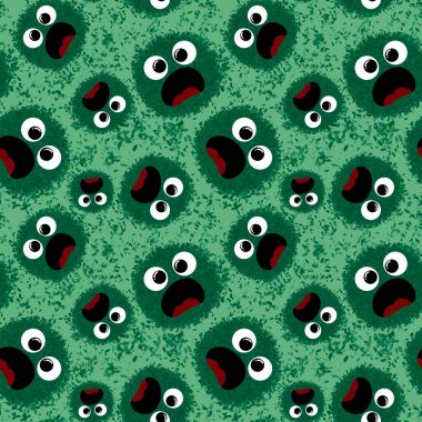 Çocuklar, tekstil, ambalaj, hediyeler, kartlar, çarşaflar ve ambalaj kağıtları için kusursuz uzaylı desenleri.