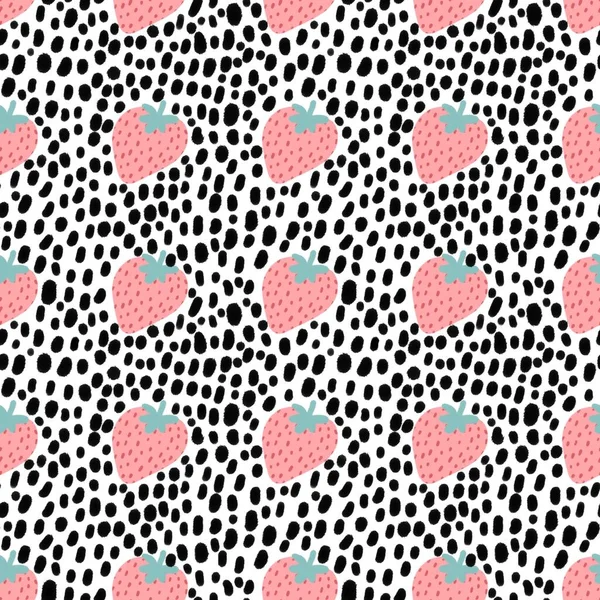 Summer seamless fruit pattern for fabrics and packaging and gifts and cards and kids — Stock Photo, Image