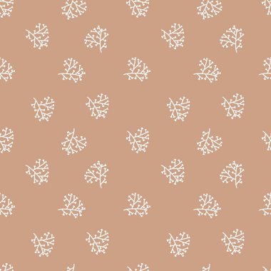 Tekstil ve ambalajlar, çarşaflar, hediyeler, kartlar ve ambalaj kağıtları için çiçeksiz dal deseni