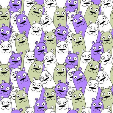 Çocuklar, kumaşlar, tekstil, ambalajlar, çarşaflar, çocuklar ve ambalaj kağıtları için kusursuz çizgi film modelleri.