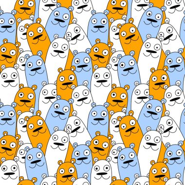 Çocuklar, kumaşlar, tekstil, ambalajlar, çarşaflar, çocuklar ve ambalaj kağıtları için kusursuz çizgi film modelleri.