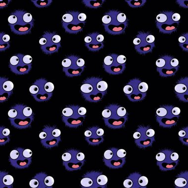 Çocuklar, tekstil, ambalaj, hediyeler, kartlar, çarşaflar ve ambalaj kağıtları için kusursuz uzaylı desenleri.