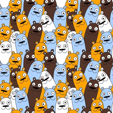 Çocuklar, kumaşlar, tekstil, ambalajlar, çarşaflar, çocuklar ve ambalaj kağıtları için kusursuz çizgi film modelleri.