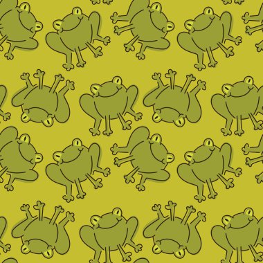 Kumaşlar, tekstil, ambalajlar, hediyeler, kartlar, çarşaflar ve hobiler için kusursuz küçük kurbağalar.