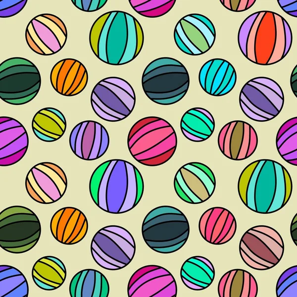 Kids seamless summer beach ball pattern for fabrics and packaging and gifts and cards and linens and wrapping paper —  Fotos de Stock