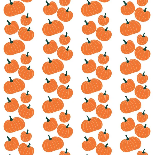 Cadılar Bayramı kumaşlar, tekstil ve ambalajlar, hediyeler, kartlar, çarşaflar ve çocuklar için kusursuz balkabağı deseni.