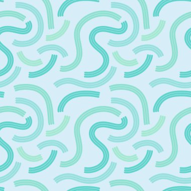 Kumaşlar, tekstil ve ambalajlar, hediyeler, kartlar, çarşaflar ve çocuklar için soyut renksiz dalgalar.