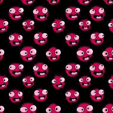 Çocuklar, tekstil, ambalaj, hediyeler, kartlar, çarşaflar ve ambalaj kağıtları için kusursuz uzaylı desenleri.