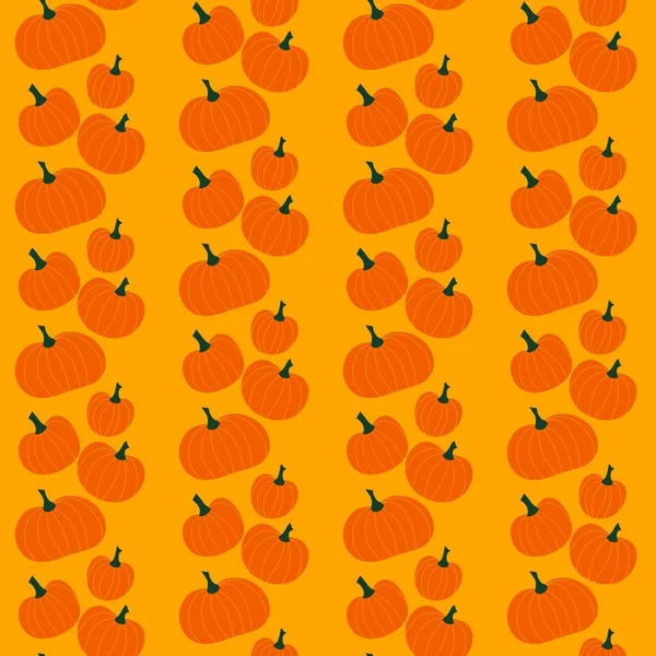 Halloween seamless pumpkin pattern for fabrics and textiles and packaging and gifts and cards and linens and kids — Stock Photo, Image