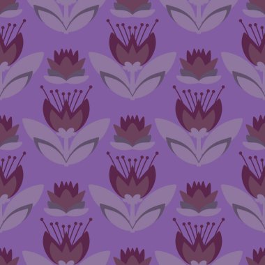 Kumaşlar, tekstil ve ambalajlar, hediyeler, kartlar, çarşaflar ve çocuklar için çiçeksiz çiçek deseni.