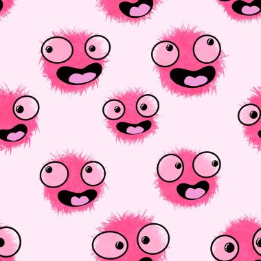 Çocuklar, tekstil, ambalaj, hediyeler, kartlar, çarşaflar ve ambalaj kağıtları için kusursuz uzaylı desenleri.