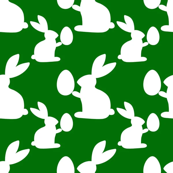 Patrón de conejo sin costura de Pascua para telas y textiles y envases y regalos de Navidad y niños —  Fotos de Stock