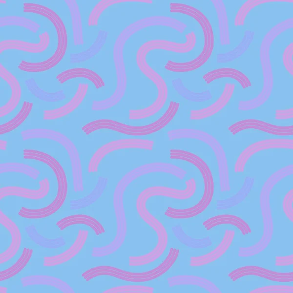Abstrakta färgade sömlösa vågor mönster för tyger och textilier och förpackningar och presenter och kort och sängkläder och barn — Stockfoto