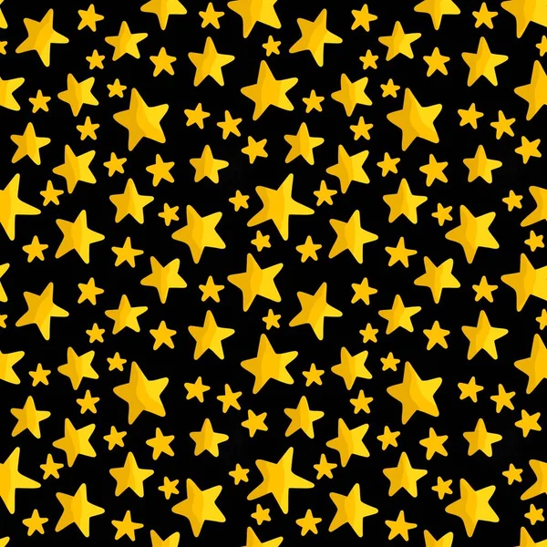 Kids seamless stars pattern for fabrics and textiles and packaging and gifts and wrapping paper and hobbies — Foto de Stock