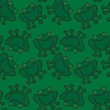 Kumaşlar, tekstil, ambalajlar, hediyeler, kartlar, çarşaflar ve hobiler için kusursuz küçük kurbağalar.