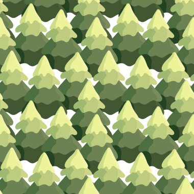 Yılbaşı hediyeleri ve kumaşlar için kusursuz noel ağacı deseni