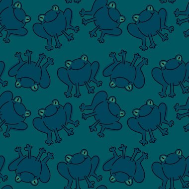 Kumaşlar, tekstil, ambalajlar, hediyeler, kartlar, çarşaflar ve hobiler için kusursuz küçük kurbağalar.