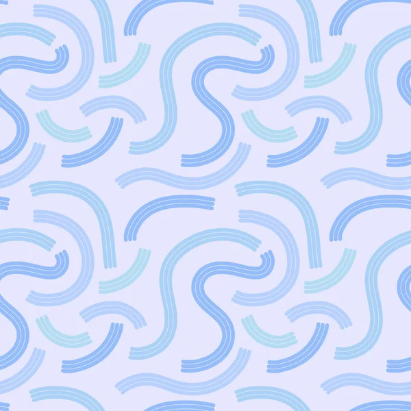 Abstract coloured seamless waves pattern for fabrics and textiles and packaging and gifts and cards and linens and kids — стоковое фото