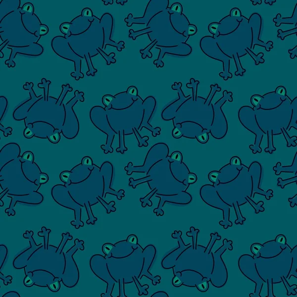 Kumaşlar, tekstil, ambalajlar, hediyeler, kartlar, çarşaflar ve hobiler için kusursuz küçük kurbağalar.