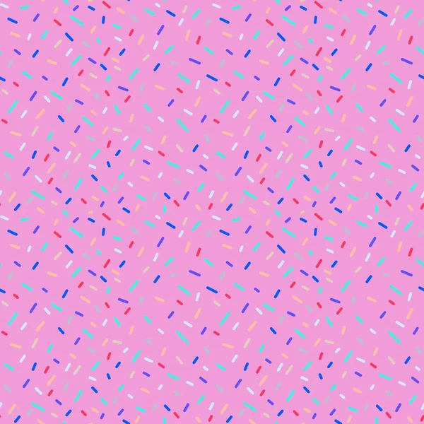 Kids candy seamless sugar sprinkles pattern for fabrics and packaging and gifts and linens and wrapping paper —  Fotos de Stock