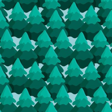 Yılbaşı hediyeleri ve kumaşlar için kusursuz noel ağacı deseni