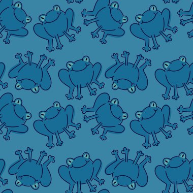 Kumaşlar, tekstil, ambalajlar, hediyeler, kartlar, çarşaflar ve hobiler için kusursuz küçük kurbağalar.