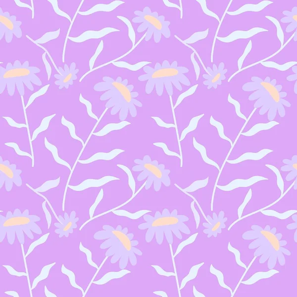 Kumaşlar, tekstil ve ambalajlar, hediyeler, kartlar, çarşaflar ve çocuklar için çiçeksiz çiçek deseni.