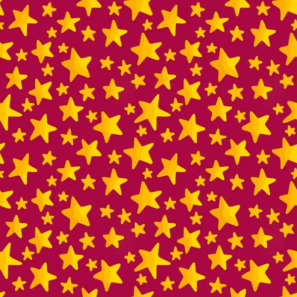 Kids seamless stars pattern for fabrics and textiles and packaging and gifts and wrapping paper and hobbies — стоковое фото