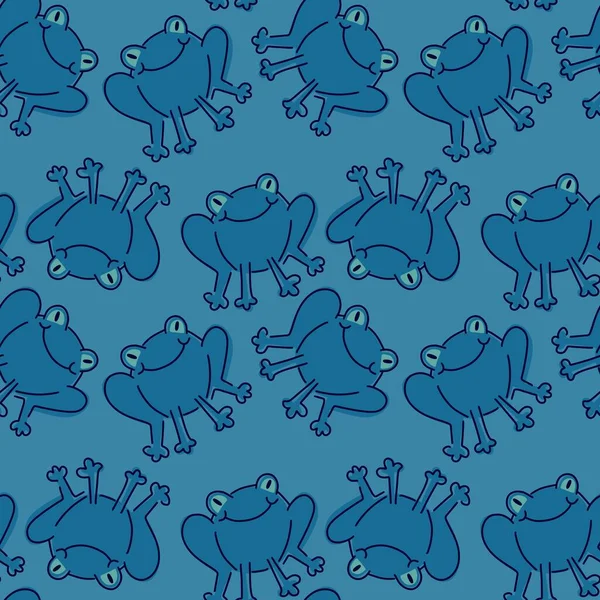 Kumaşlar, tekstil, ambalajlar, hediyeler, kartlar, çarşaflar ve hobiler için kusursuz küçük kurbağalar.